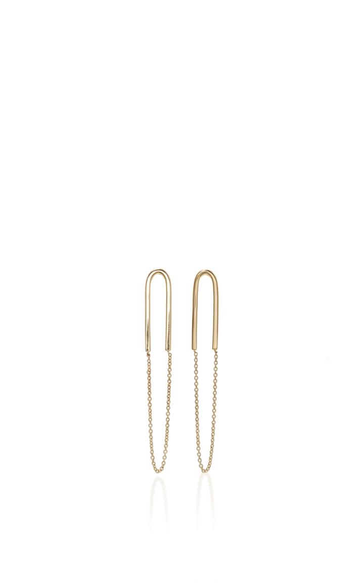 Mateo Chain-trimmed 14k Gold Earrings