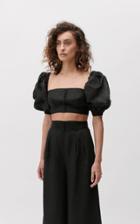Moda Operandi Joslin Eleanore Linen Ramie Top Size: 6