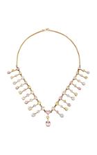 Simon Teakle Antique Fringe Aquamarine And Beryl Necklace
