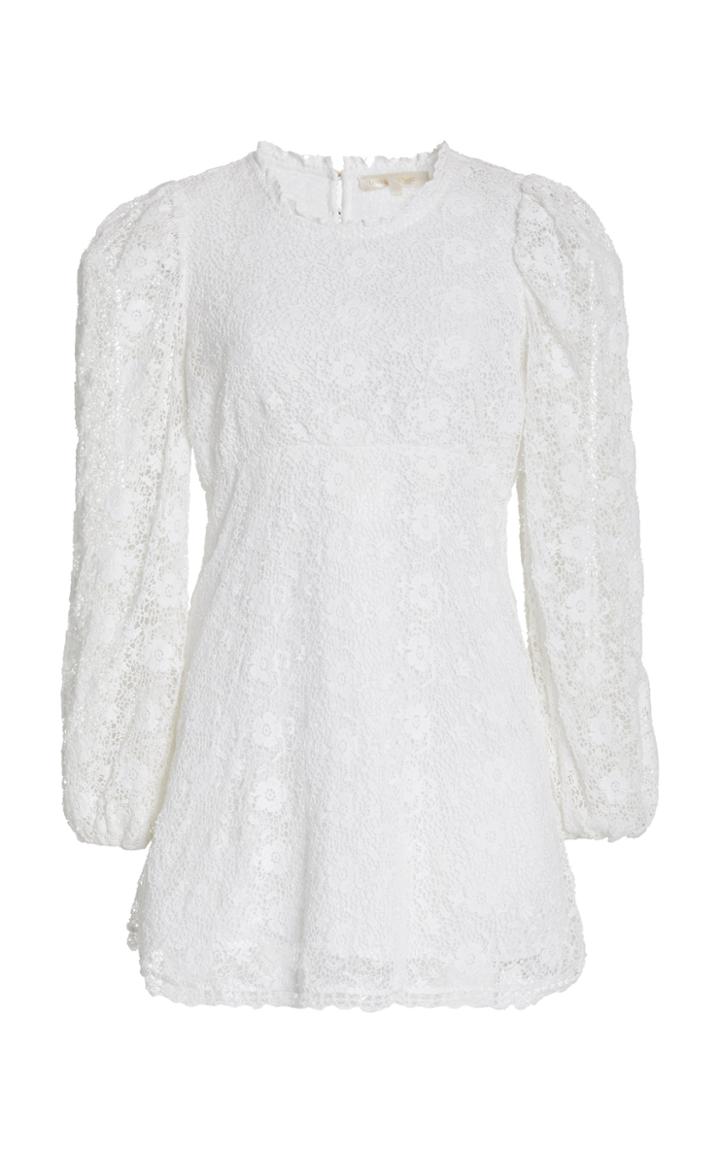 Moda Operandi Loveshackfancy Leira Lace Mini Dress
