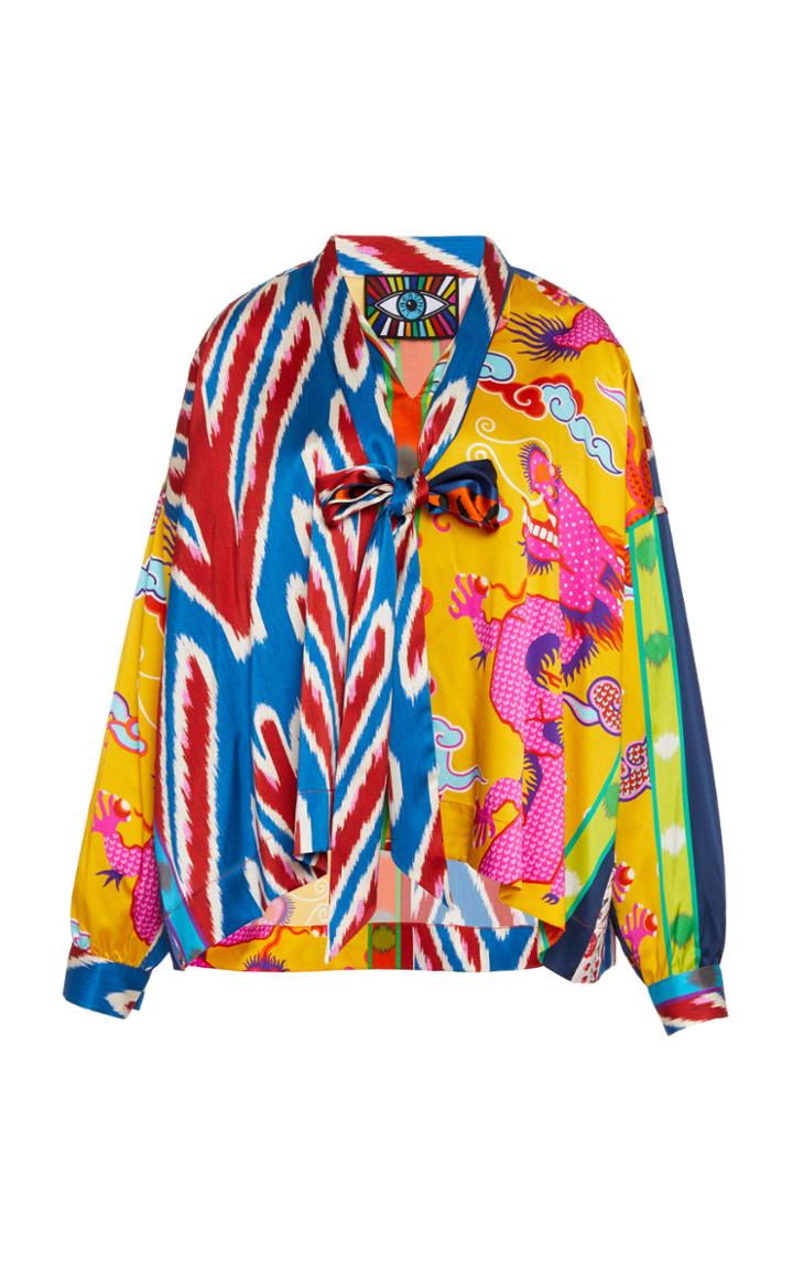 Libertine Schumacher Mixtape Tie Blouse