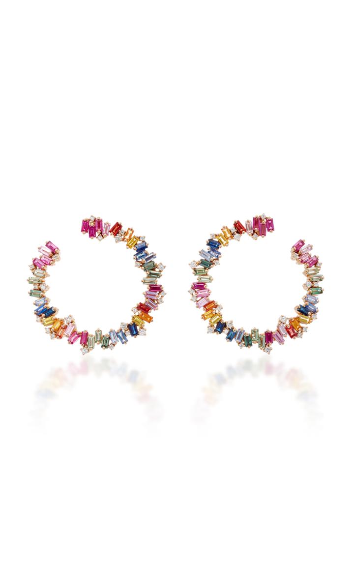 Suzanne Kalan Rainbow Baguette Firework Hoops