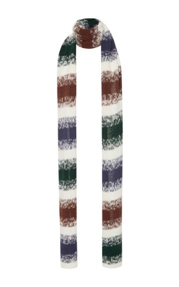 Tak.ori Tak. Ori Striped Angora Scarf