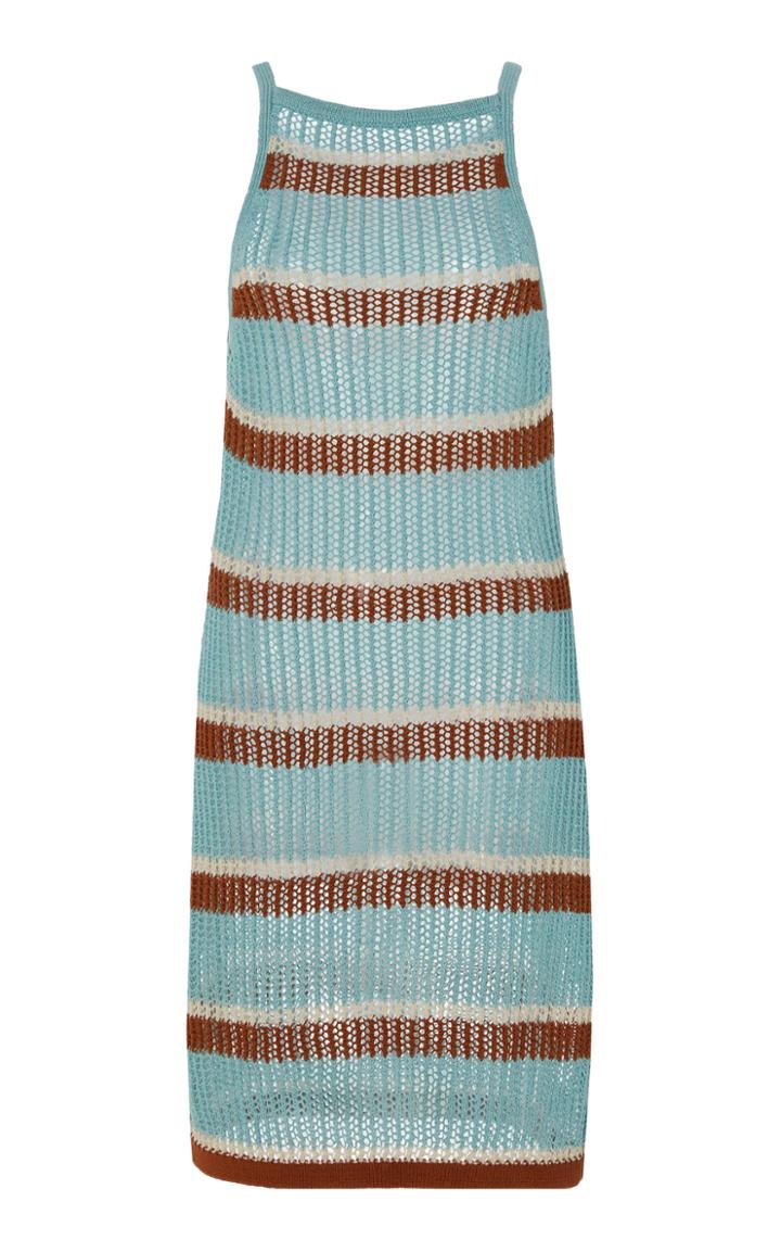 Moda Operandi Cult Gaia Yara Cotton-blend Ribbed-knit Dress Size: S