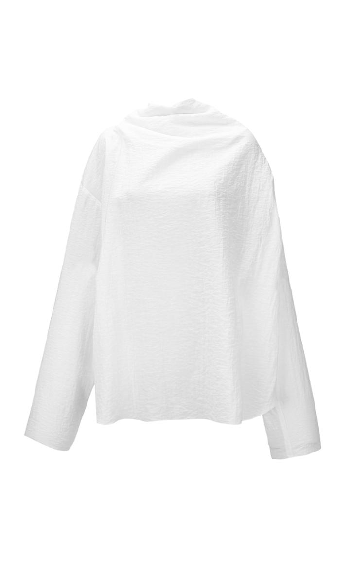 Moda Operandi Le17 Septembre Textured-knit Tie-neck Top