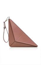 Cushnie Et Ochs Max Leather Triangle Clutch