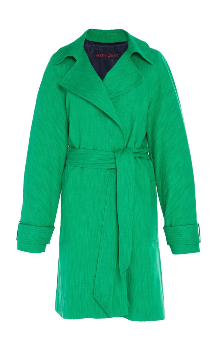 Martin Grant Short Trench Coat