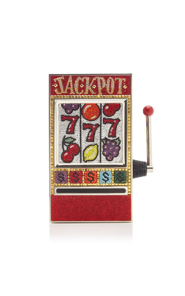 Moda Operandi Judith Leiber Couture Jackpot Slot Machine Crystal Clutch