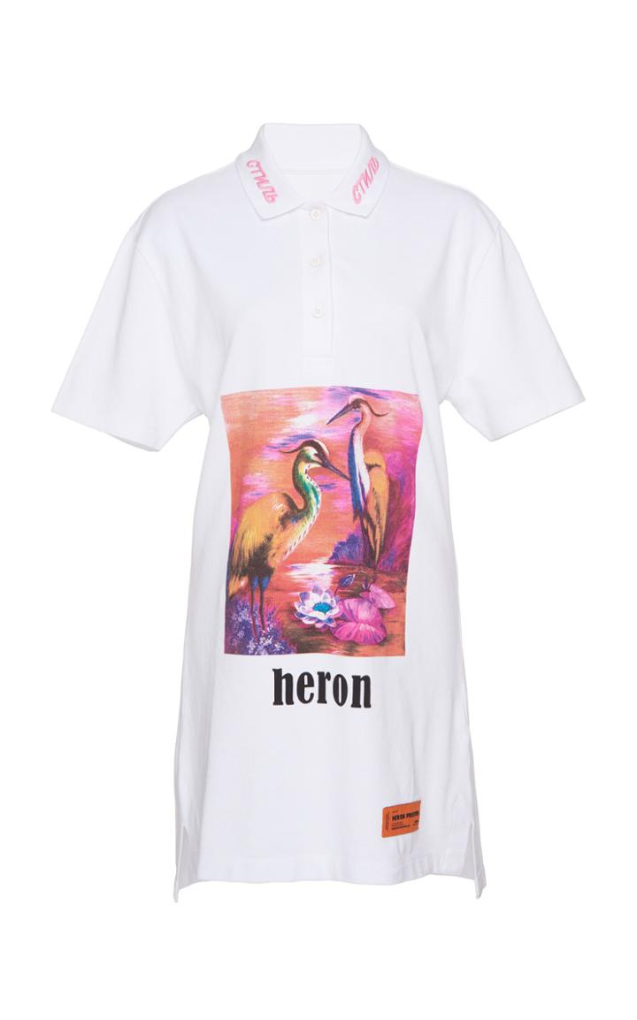 Heron Preston Printed Polo Dress