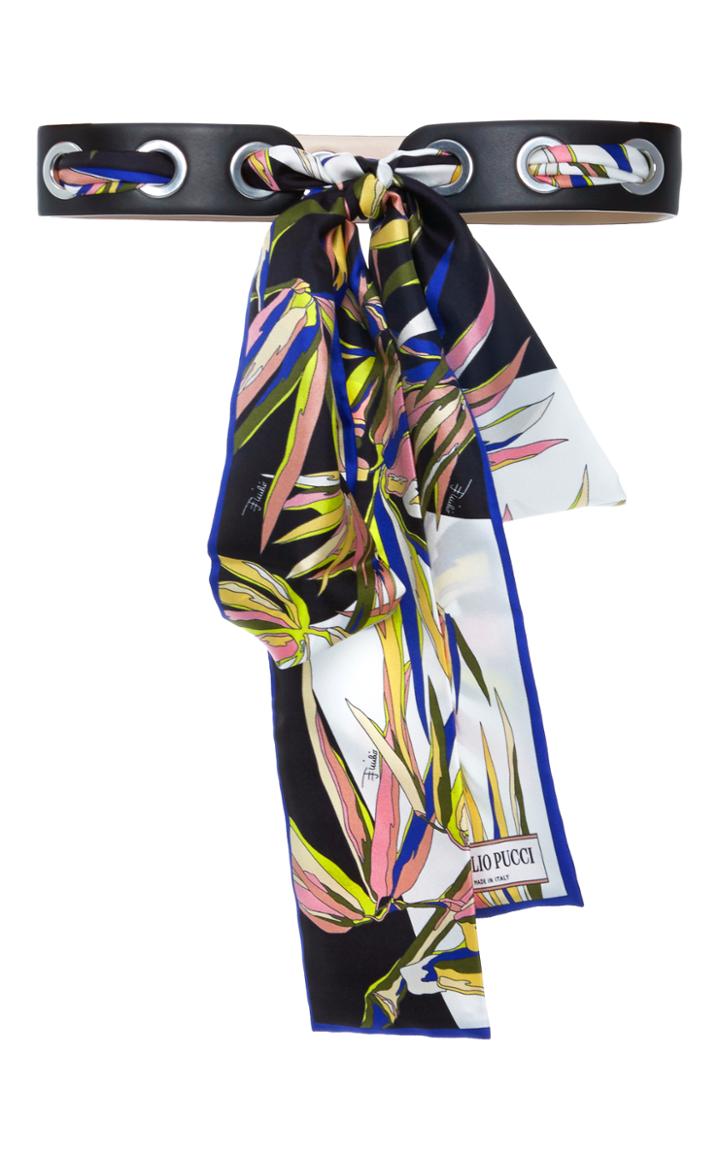 Emilio Pucci Needle And Thread Scarf Belt