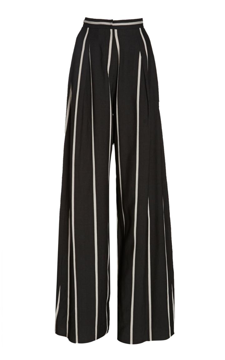Noon By Noor Lincoln High-waisted Slit-leg Pants
