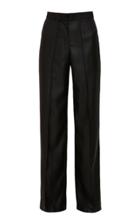 Mach & Mach Wide Leg Black Trousers