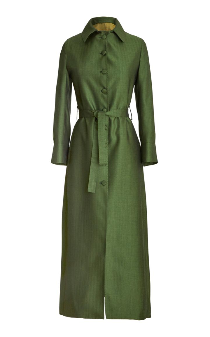 Giuliva Heritage Collection Aida Wool And Silk Dress