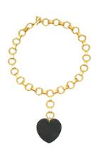 Brinker & Eliza Tribeca Y Gold-plated Slate Necklace