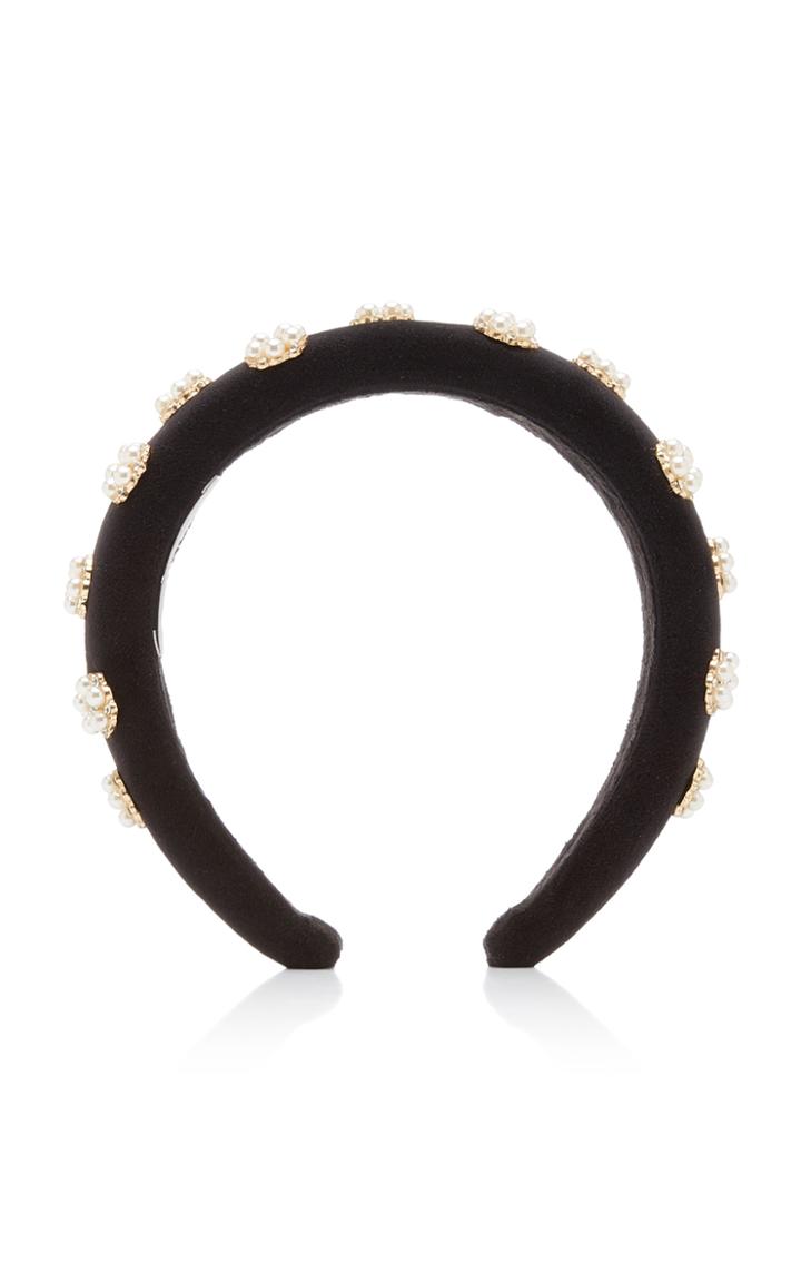 Avenue Northstar Alice Embellished Velvet Headband