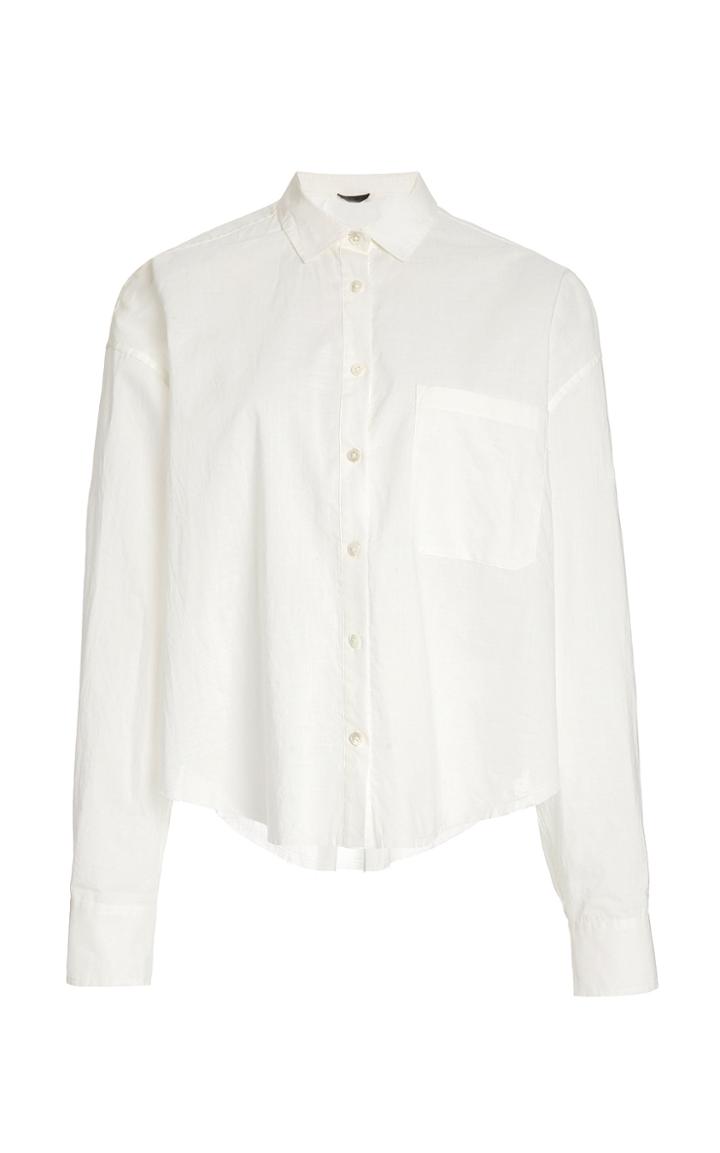Atm Anthony Thomas Melillo Oversized Cotton Poplin Shirt