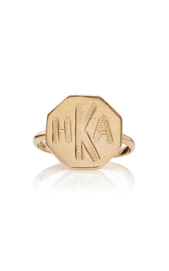 Emily & Ashley Monogrammable Signet Ring