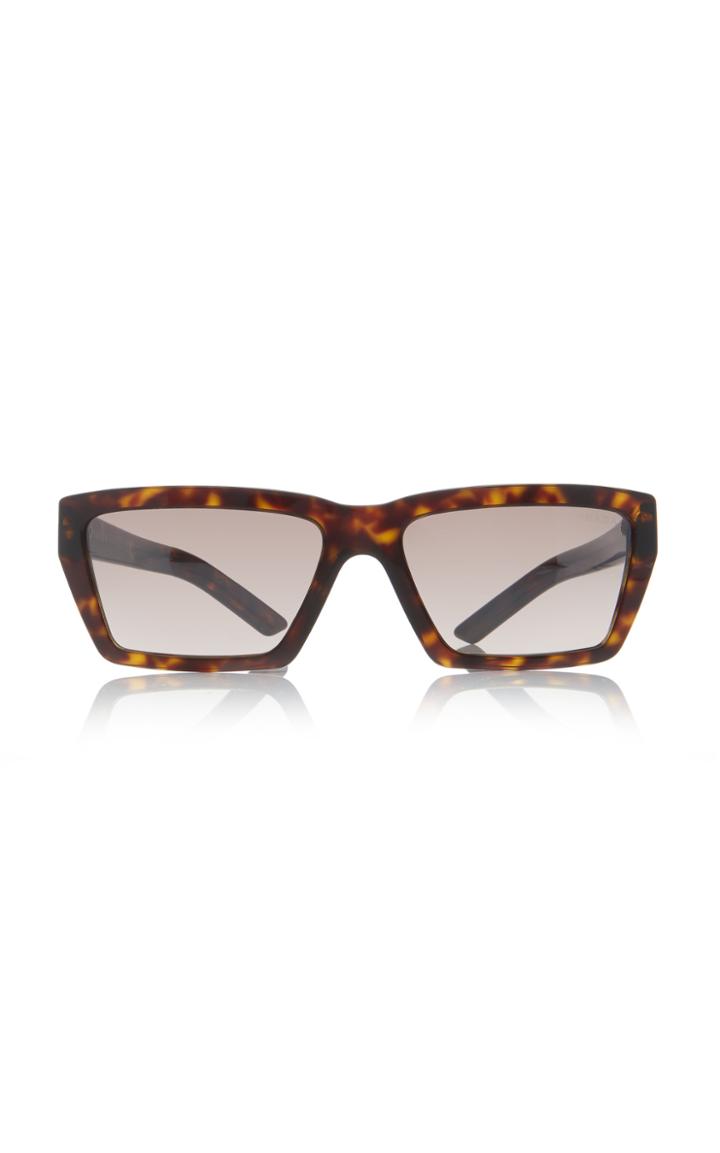 Moda Operandi Prada Square-frame Printed Acetate Sunglasses