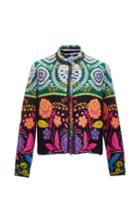 Cynthia Rowley French-mex Fringe Trim Jacket