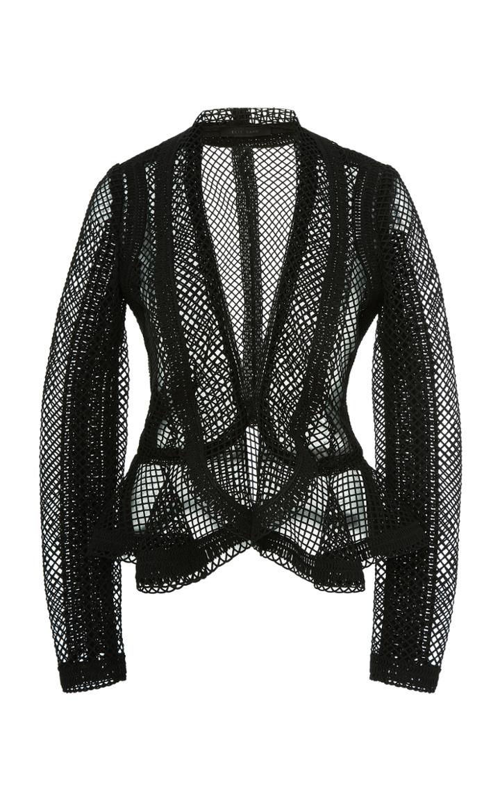 Elie Saab Macram Tuxedo Jacket