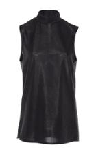 Pallas Alex Lurex Mock Neck Top
