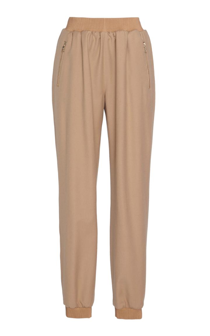Ralph & Russo Virgin Wool Mid Rise Joggers