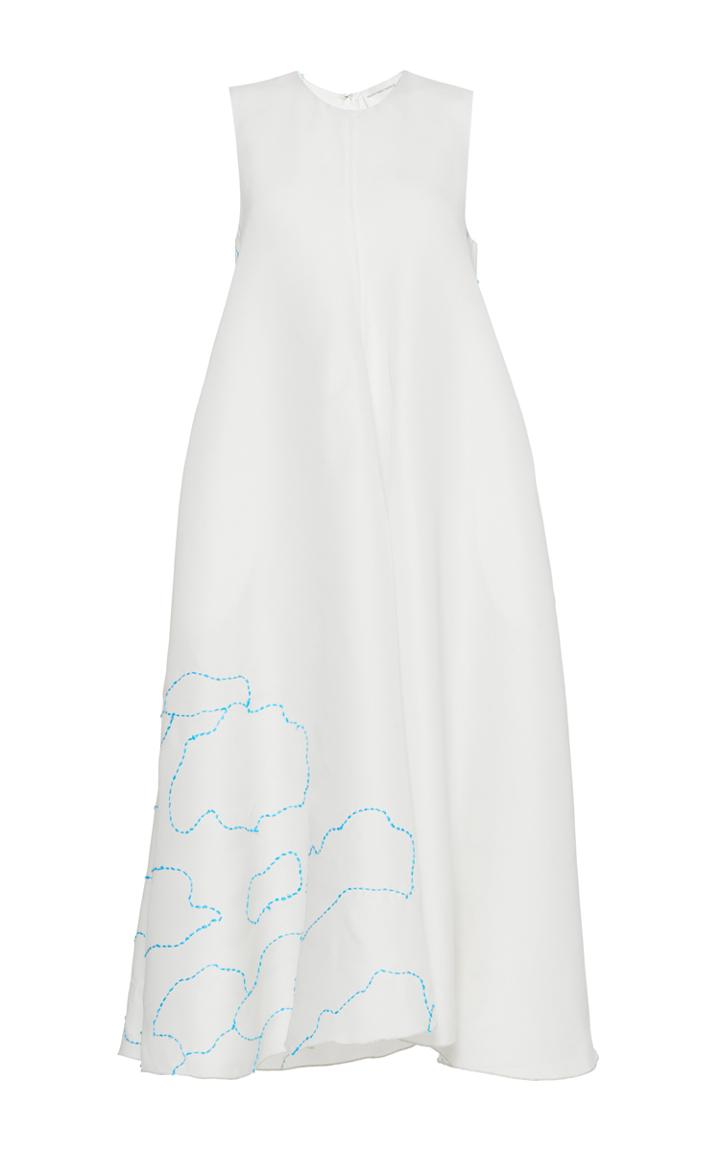 Maison Rabih Kayrouz Embroidered Cloud Tent Dress
