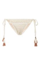 She Made Me Intricate Flower Crocheted Bikini Bottom