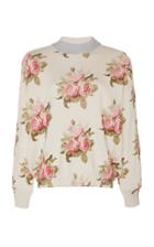 Paco Rabanne Floral-print Cotton-blend Sweatshirt
