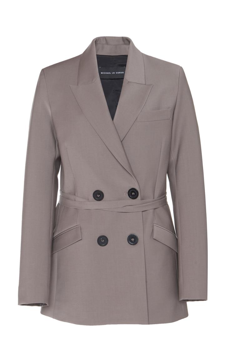 Moda Operandi Michael Lo Sordo Double-breasted Wool Blazer