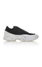 Adidas By Raf Simons Ozweego Two-tone Leather Sneakers