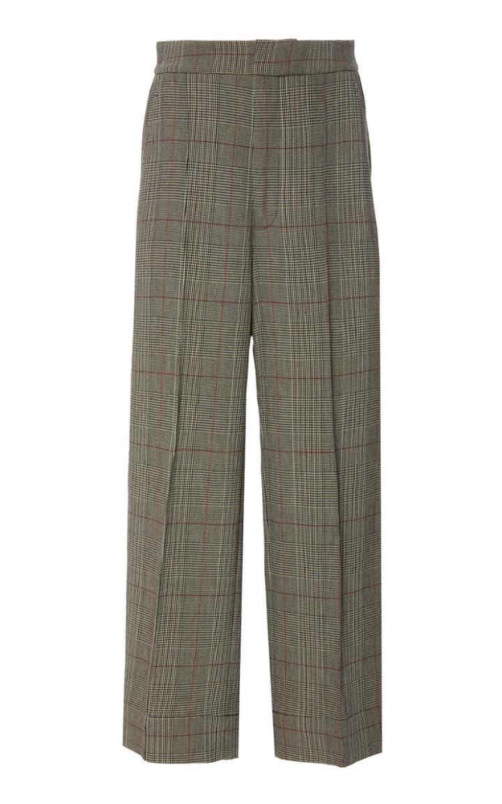 Bassike Twill High-rise Wide-leg Pants