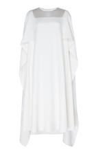 Delpozo Crepe Cape Dress