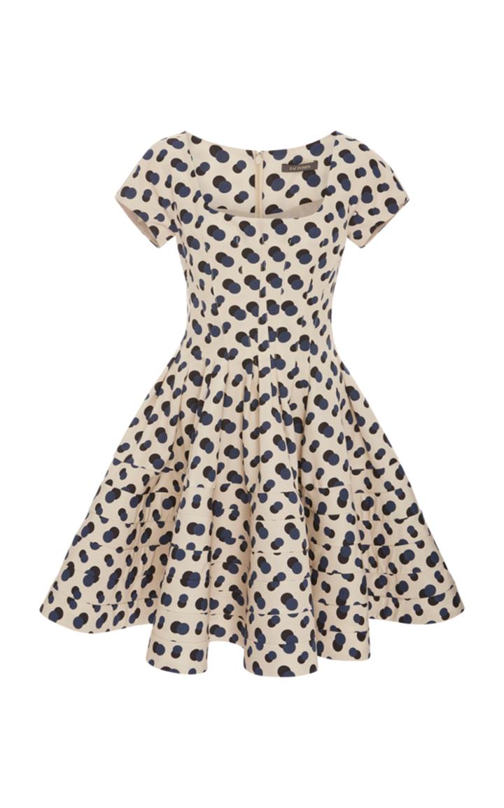 Zac Posen Patterned Mini Dress