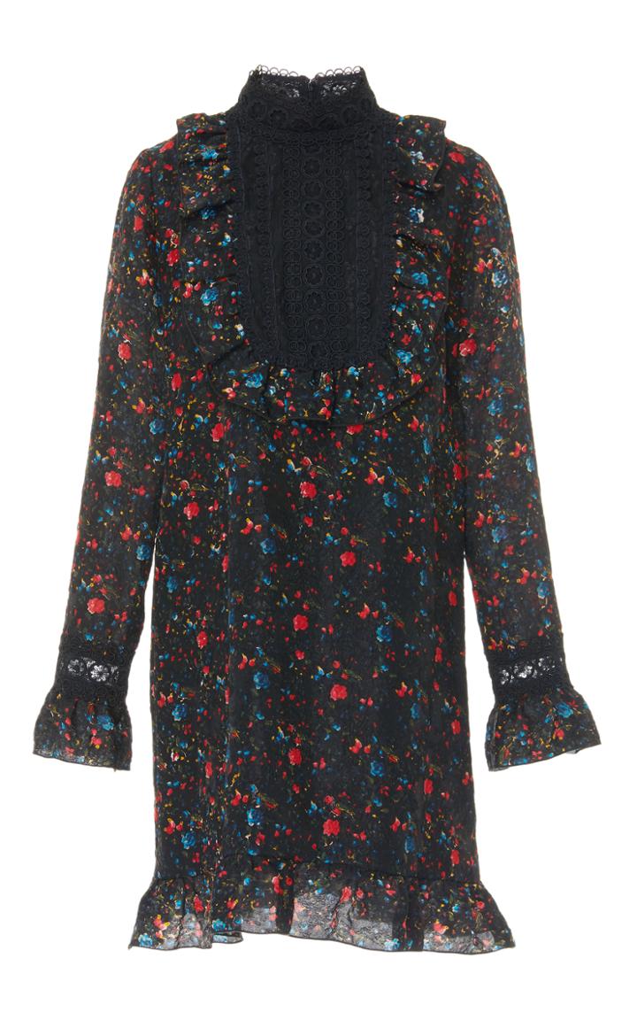Anna Sui Bird Printed Mini Dress
