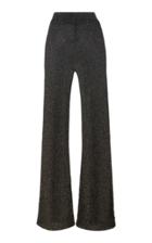 Nanushka Toli High-waist Lurex-knit Pants