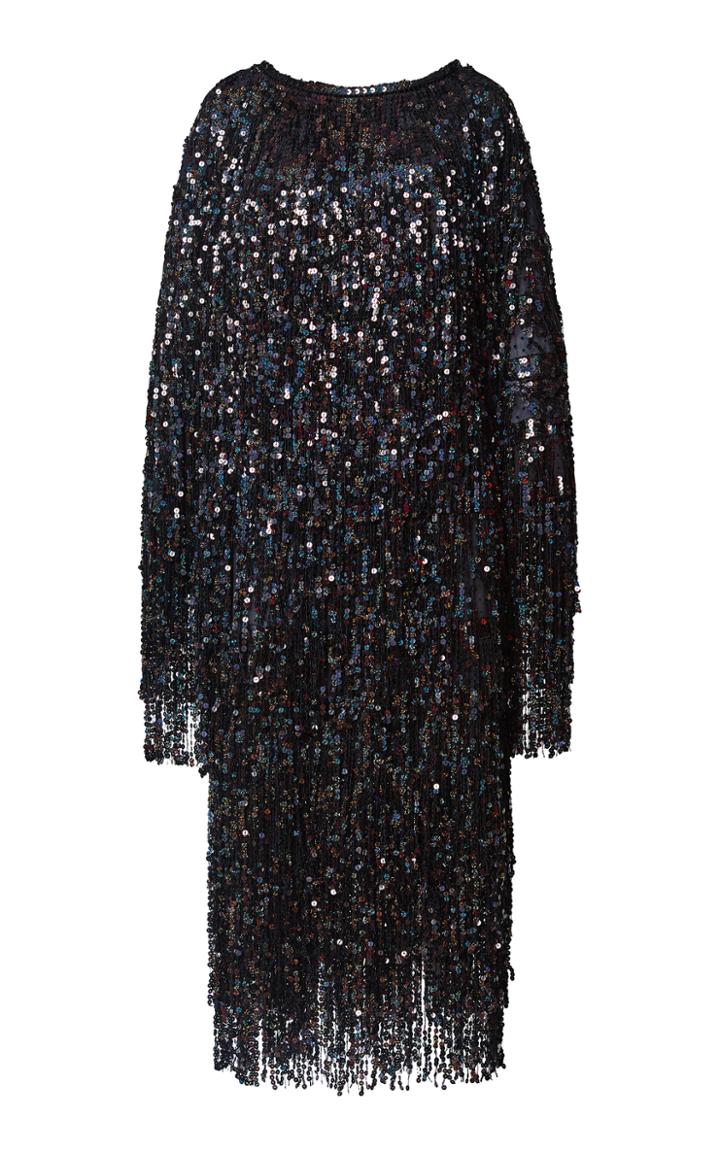 Romance Was Born Razzle Dazzle Fringe Dress