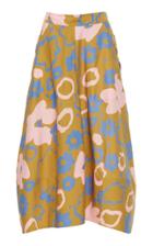 Moda Operandi Lee Mathews Goldie Floral-print Faille Midi Skirt Size: 0