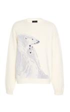 Alanui Polar Bear Intarsia-knit Wool-blend Sweater