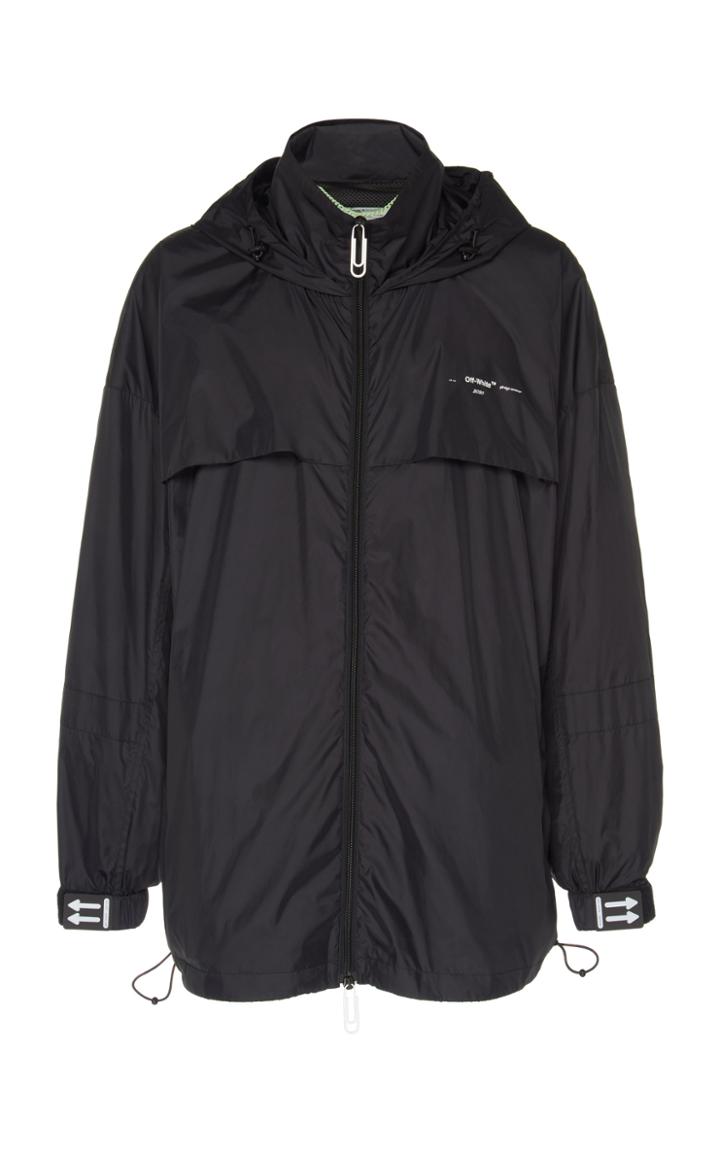 Off-white C/o Virgil Abloh Oversized Shell Windbreaker Jacket