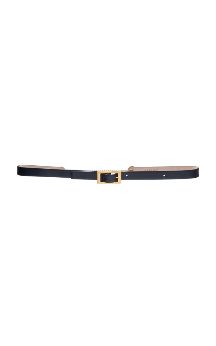 Moda Operandi Versace Skinny Leather Belt Size: 65 Cm