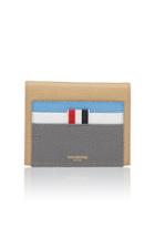 Thom Browne Color Block Textured Leather Billfold Wallet