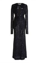 Moda Operandi Nervi Koko Front-slit Sequined Dress