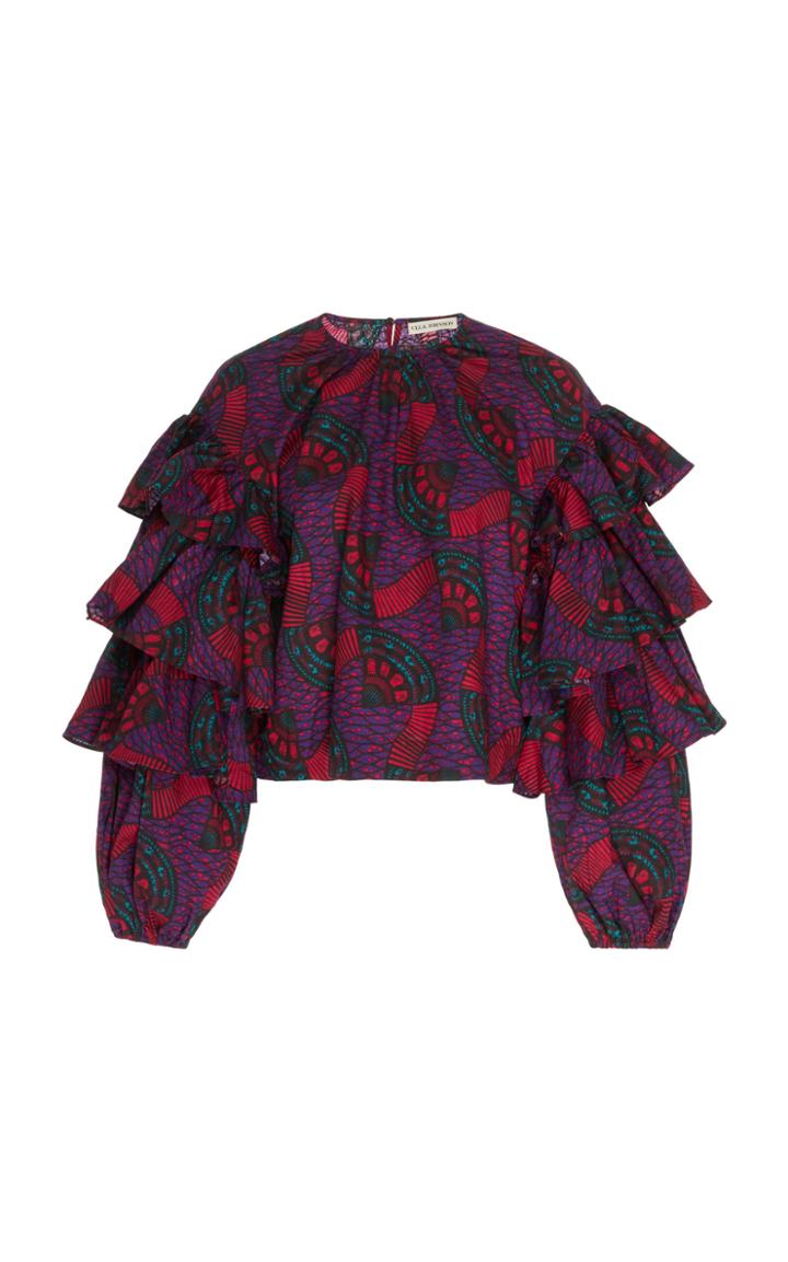 Moda Operandi Ulla Johnson Tulia Cotton Blouse Size: 2