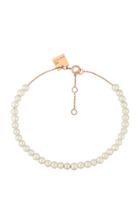 Ginette Ny Mini Maria 18k Rose Gold Mother-of-pearl Bracelet