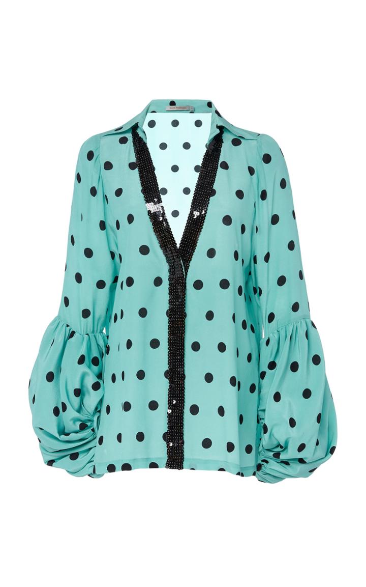 Silvia Tcherassi Blythe Polka Dot Blouse
