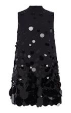 Prada Embellished Crepe Mini Dress