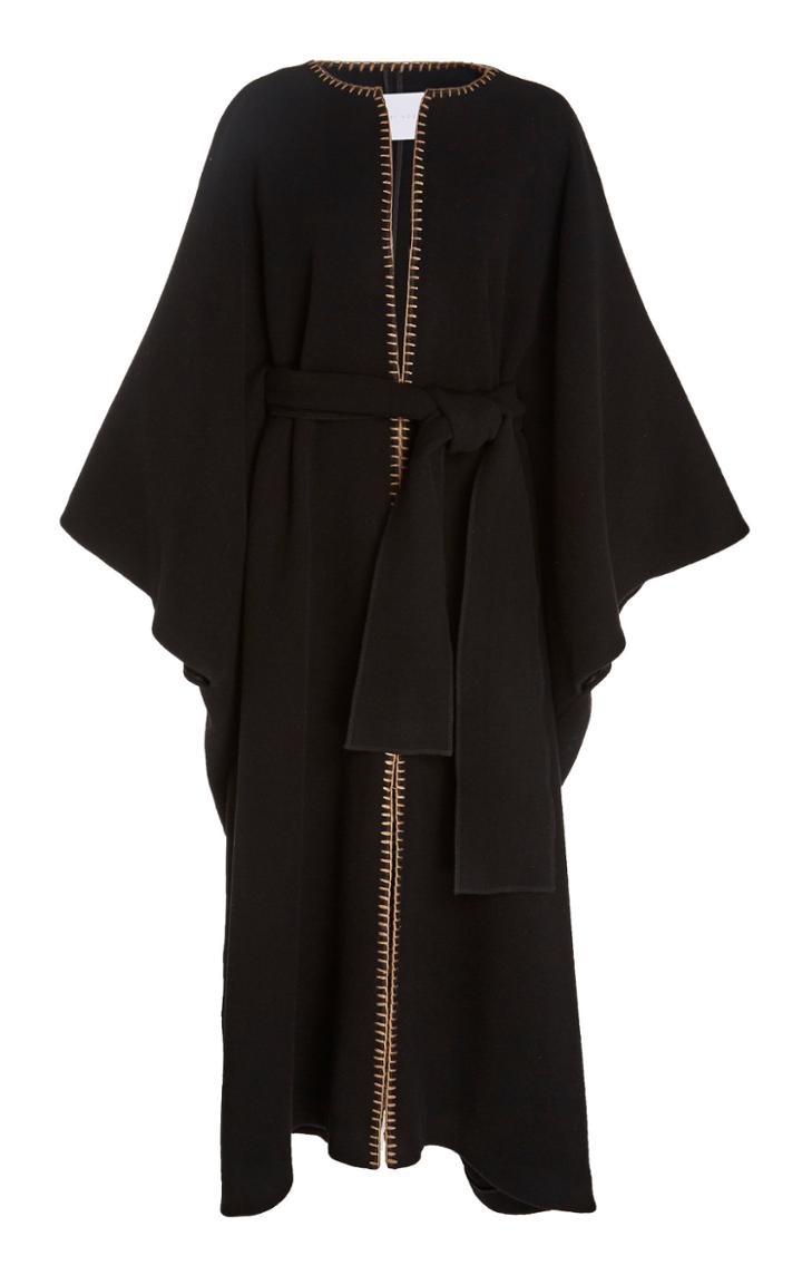 Noon By Noor Syracuse Contrast-stitch Cape Coat