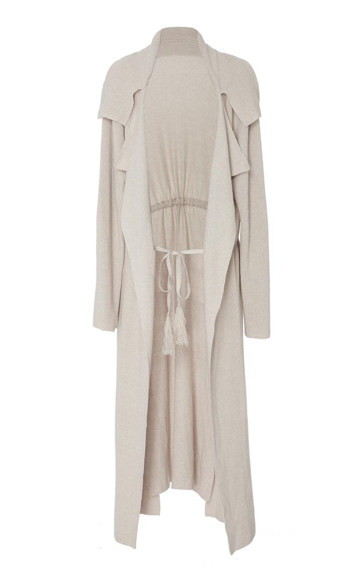 Marei 1998 Stephanotis Knit Jacket With Fluid Collar