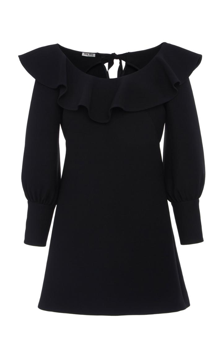 Miu Miu Ruffled Mini Dress